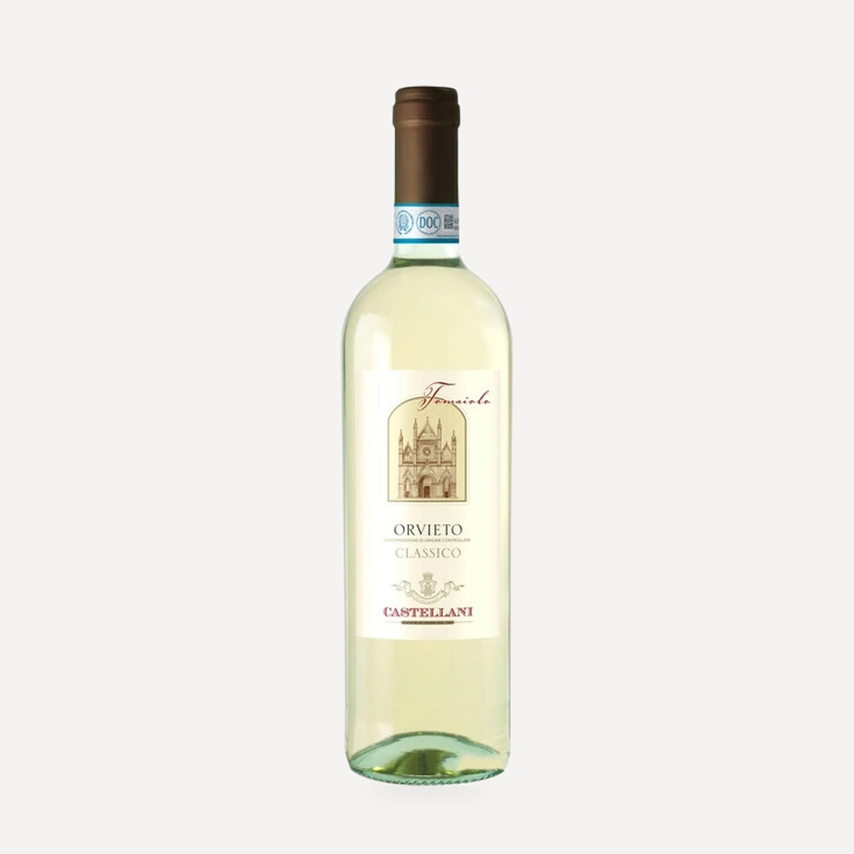 Tomaiolo Orvieto Classico DOC wine — Castellani winery — Dionysus