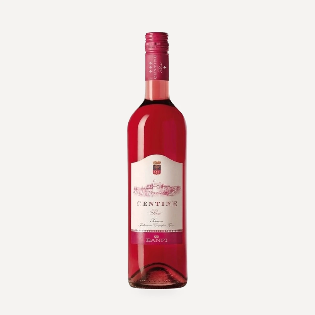 Centine Rosé Toscana IGT wine — Castello Banfi winery — Dionysus