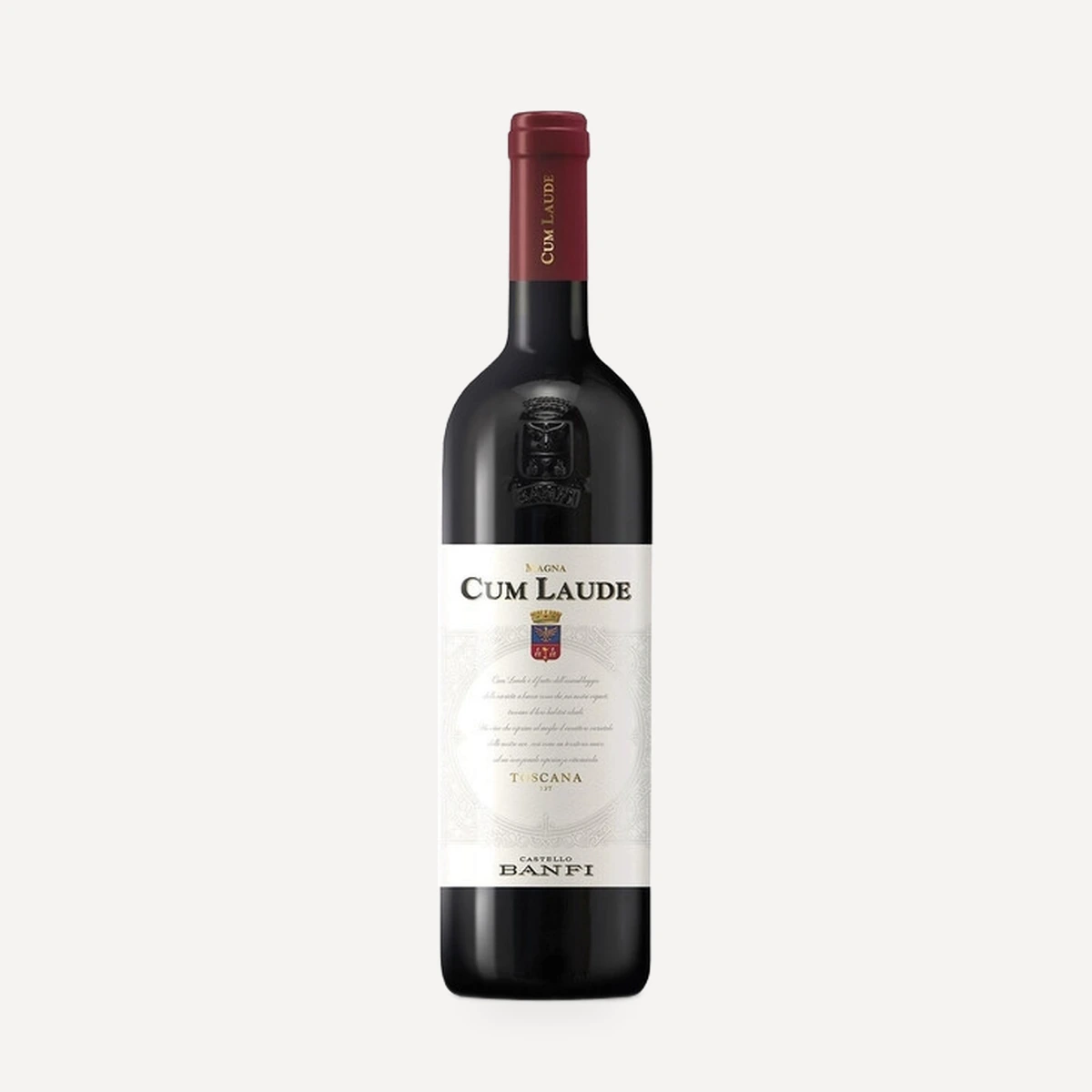 Cum Laude Toscana IGT wine — Castello Banfi winery — Dionysus