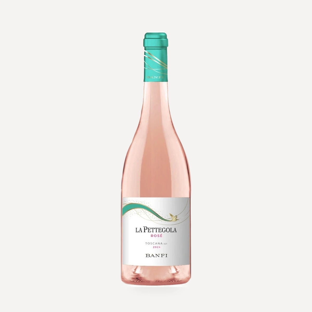 La Pettegola Rosé Toscana IGT wine — Castello Banfi winery — Dionysus