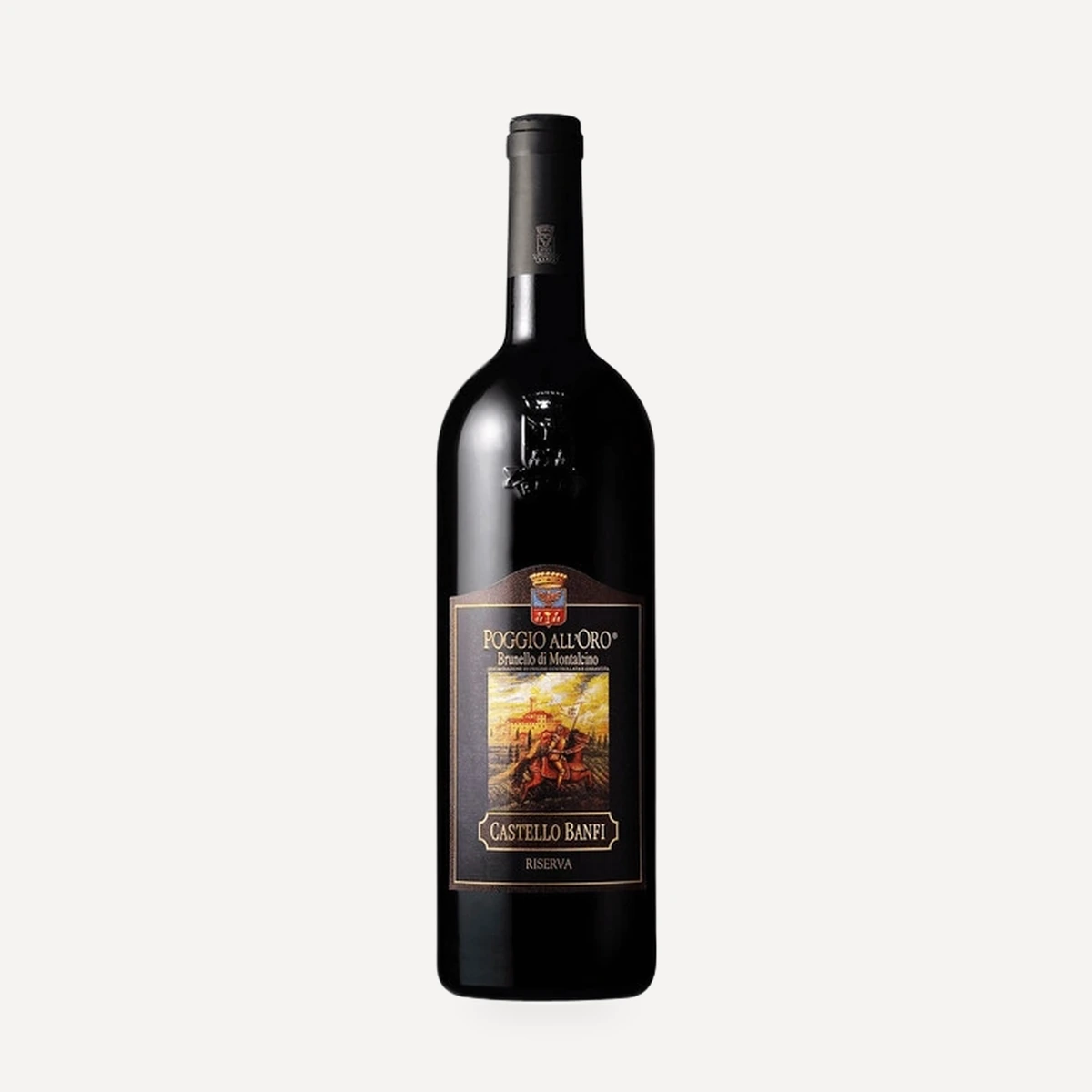Poggio all’Oro Brunello di Montalcino Riserva DOCG wine — Castello Banfi winery — Dionysus