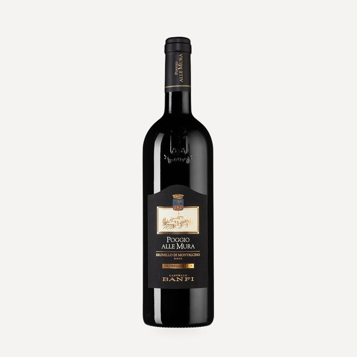 Poggio alle Mura Brunello di Montalcino Riserva DOCG wine — Castello Banfi winery — Dionysus