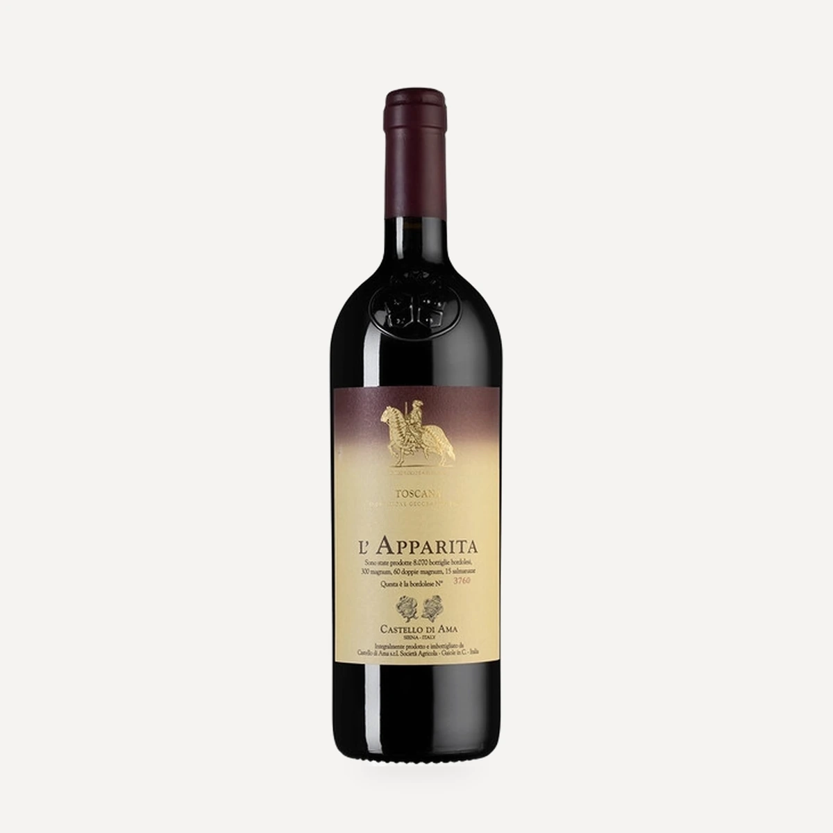 L’Apparita wine — Castello di Ama winery — Dionysus