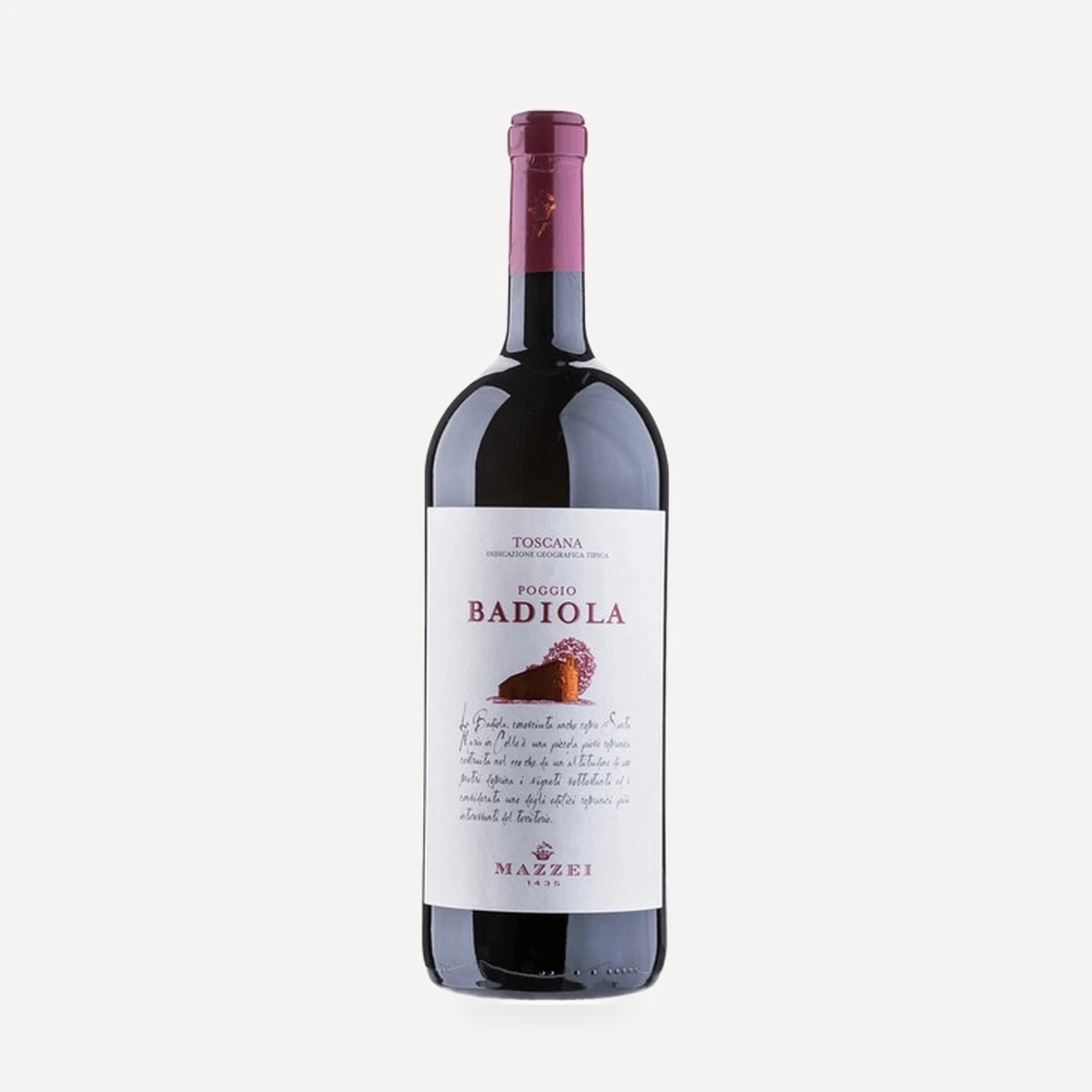 Poggio Badiola Toscana IGT wine — Castello di Fonterutoli winery — Dionysus