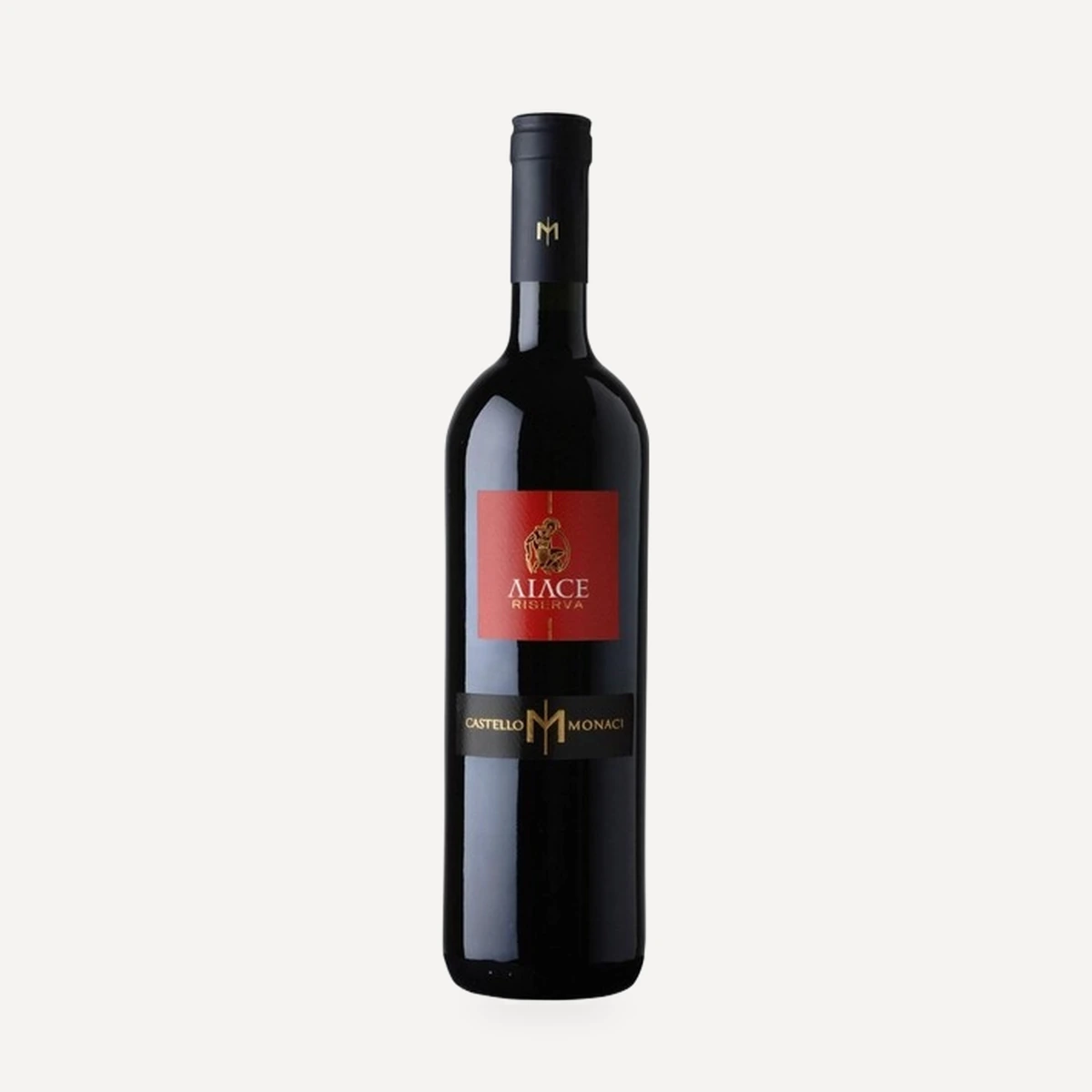 Aiace Riserva Salice Salentino wine — Castello Monaci winery — Dionysus