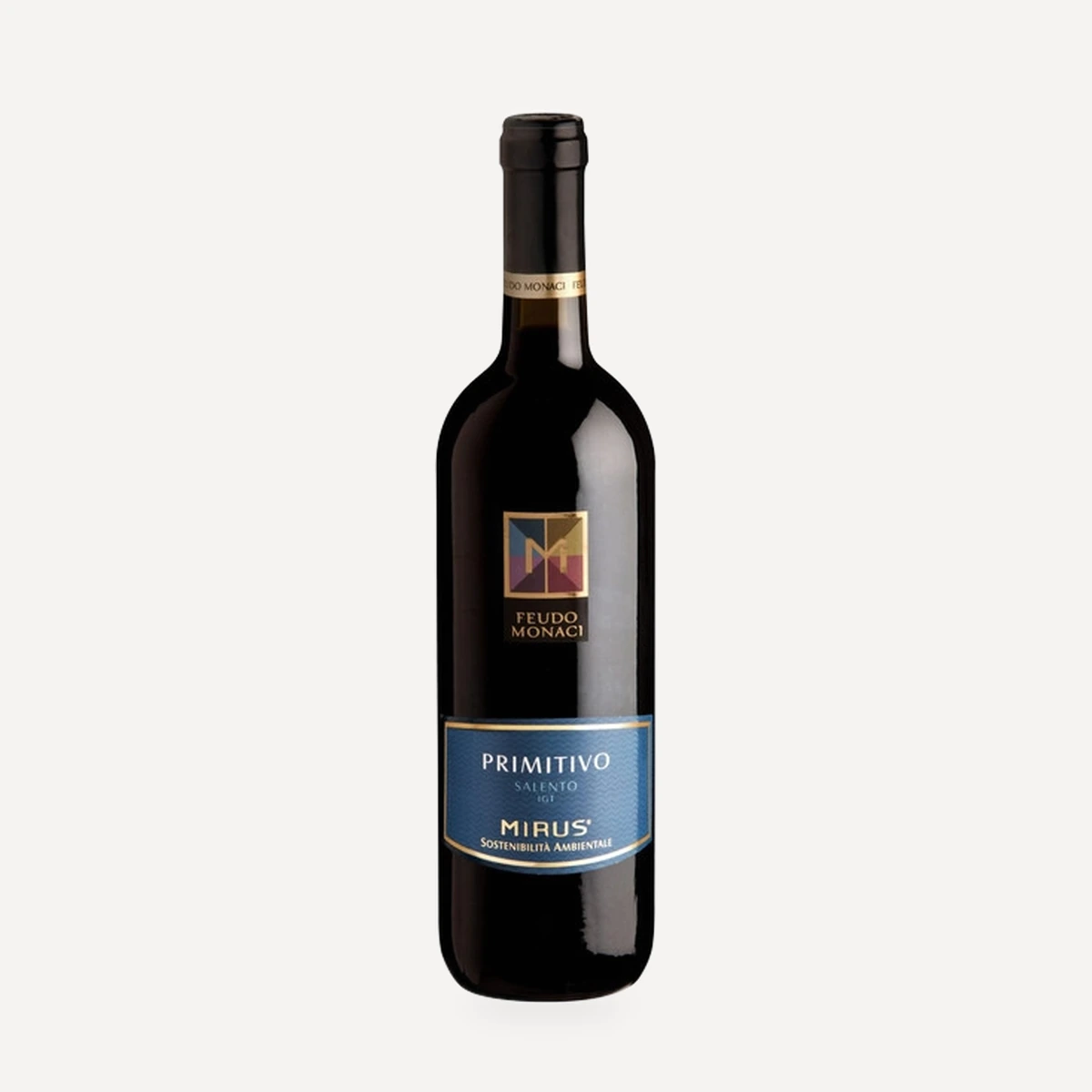 Mirus Primitivo Salento IGT wine — Castello Monaci winery — Dionysus