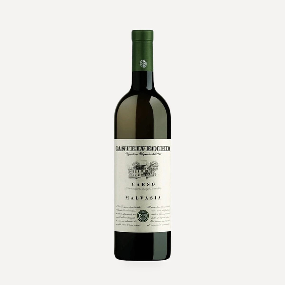 Malvasia Organic – Castelvecchio – White wine – Carso DOC — Castelvecchio winery — Dionysus