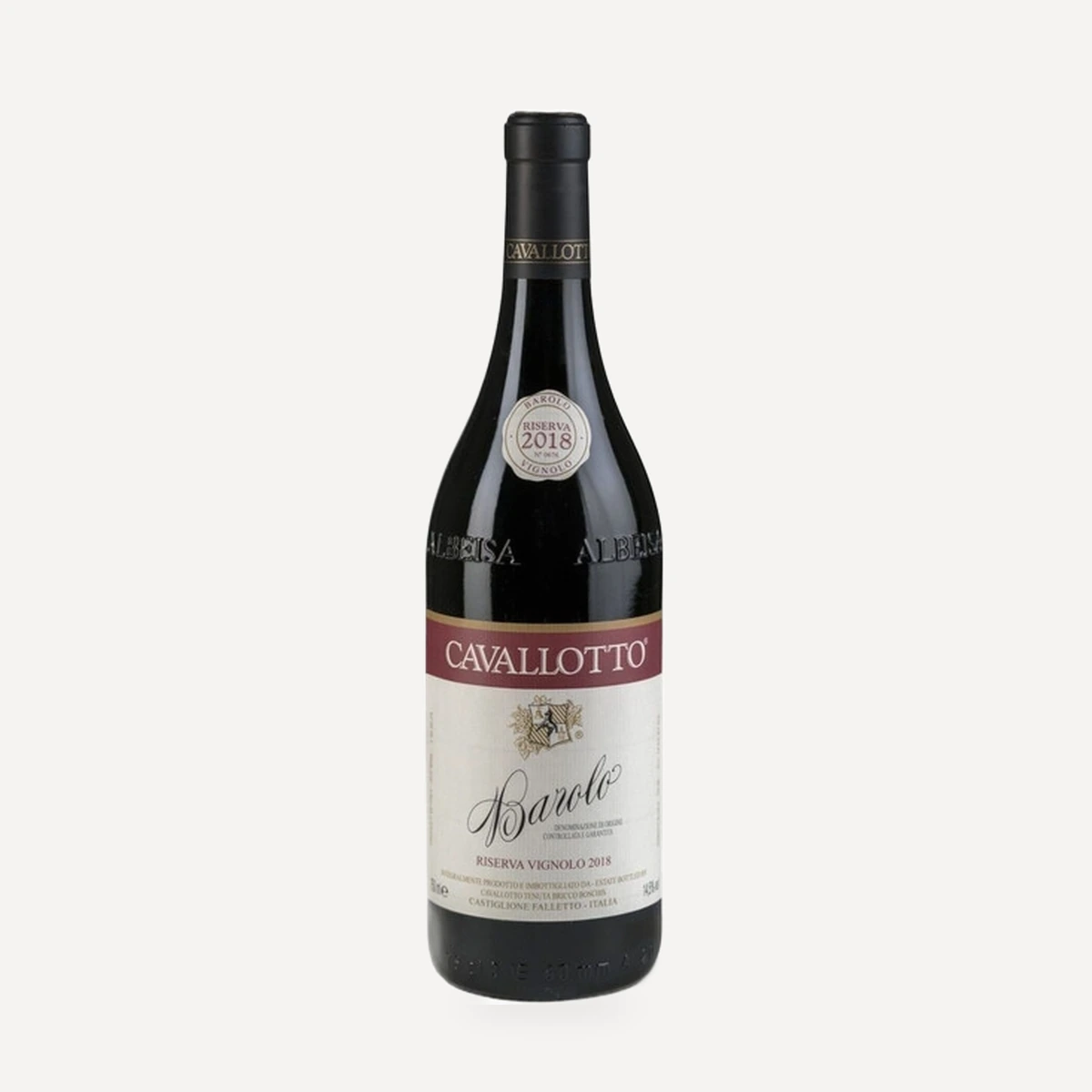 Barolo Riserva Vignolo wine — Cavallotto winery — Dionysus