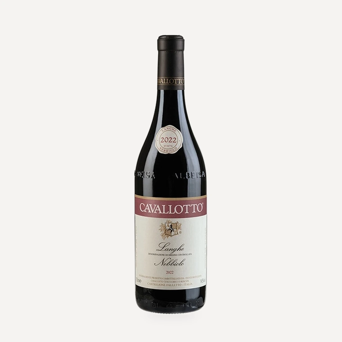 Langhe Nebbiolo wine — Cavallotto winery — Dionysus