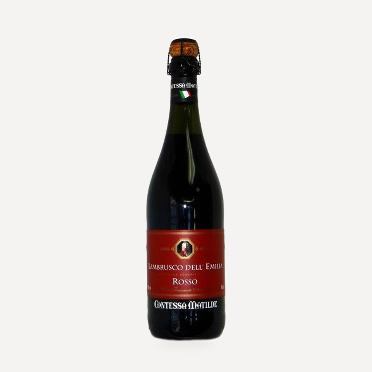 Contessa Matilde Lambrusco dell'Emilia Rosso Amabile IGT wine — Cavicchioli winery — Dionysus