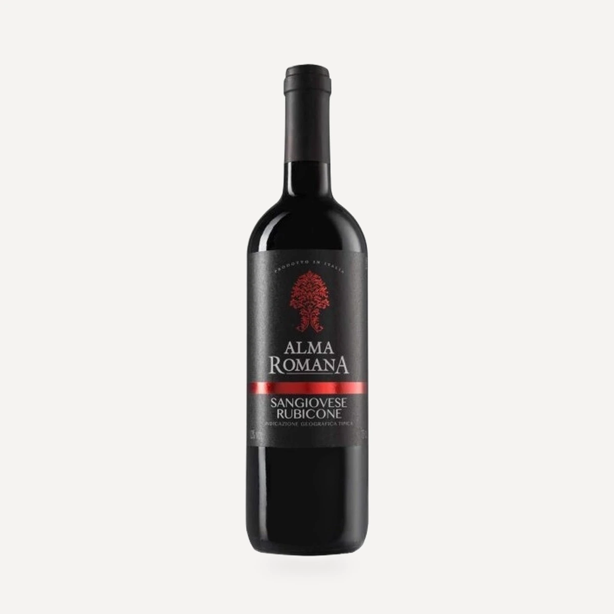 Alma Romana Sangiovese Rubicone IGT wine — Caviro winery — Dionysus
