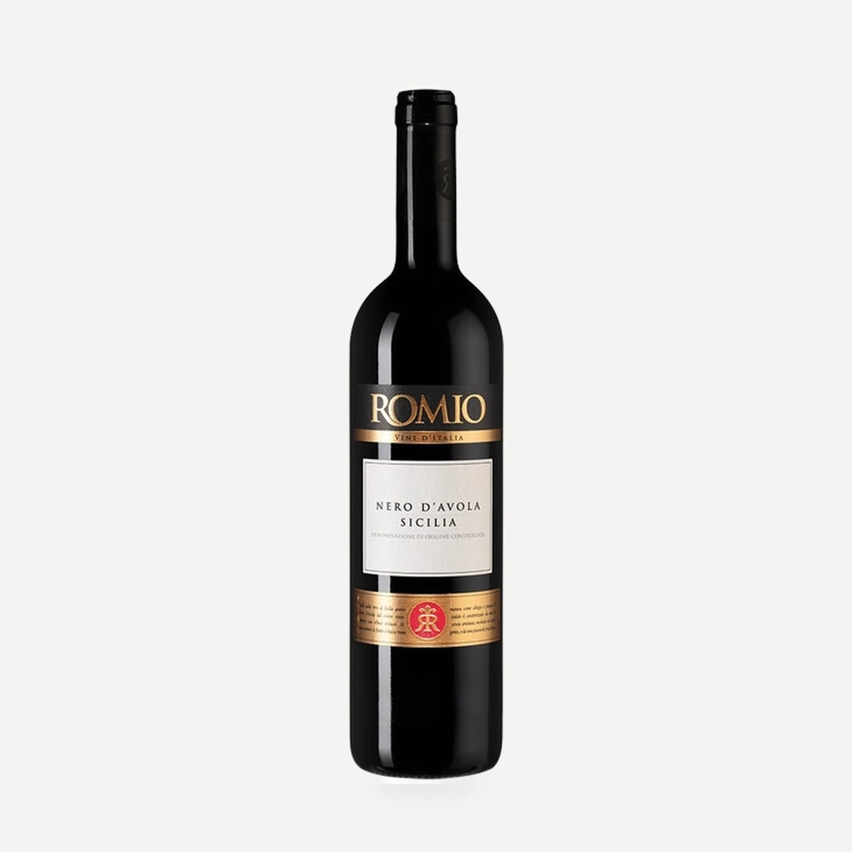 Romio Nero d'Avola Sicilia IGT wine — Caviro winery — Dionysus