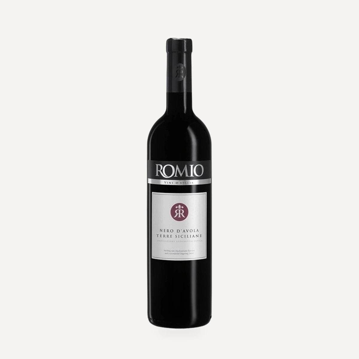 Romio Nero d'Avola Terre Siciliane IGT wine — Caviro winery — Dionysus