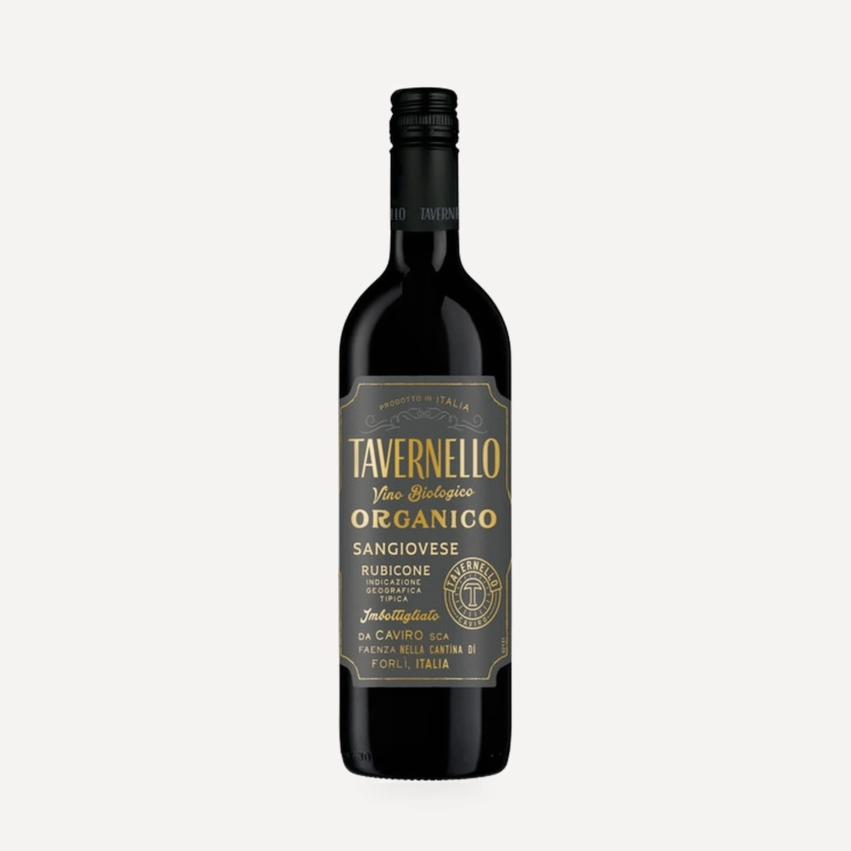 Tavernello Organico Sangiovese Rubicone IGT wine — Caviro winery — Dionysus