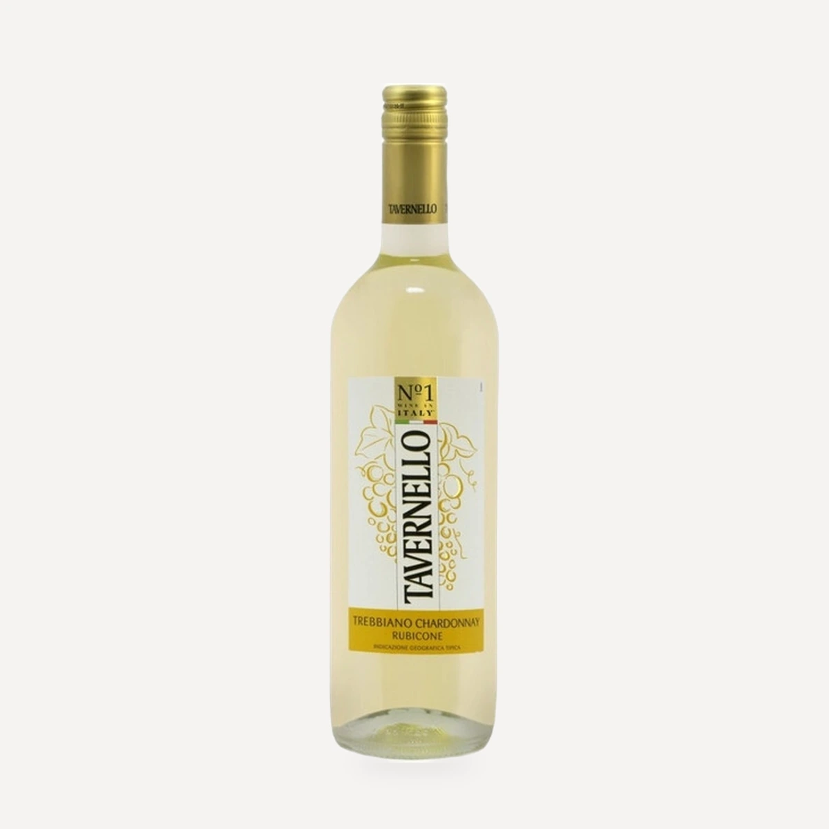 Tavernello Trebbiano–Chardonnay Rubicone IGT wine — Caviro winery — Dionysus