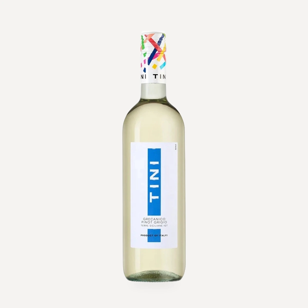 TINI Grecanico-Pinot Grigio Terre Siciliane IGT wine — Caviro winery — Dionysus