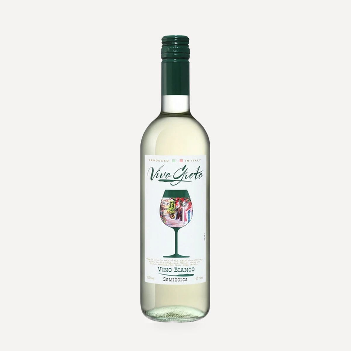 Vivo Greto Bianco Semidolce wine — Caviro winery — Dionysus