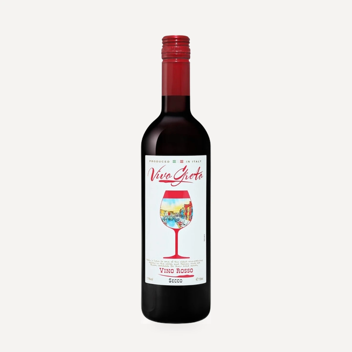 Vivo Greto Rosso Secco wine — Caviro winery — Dionysus