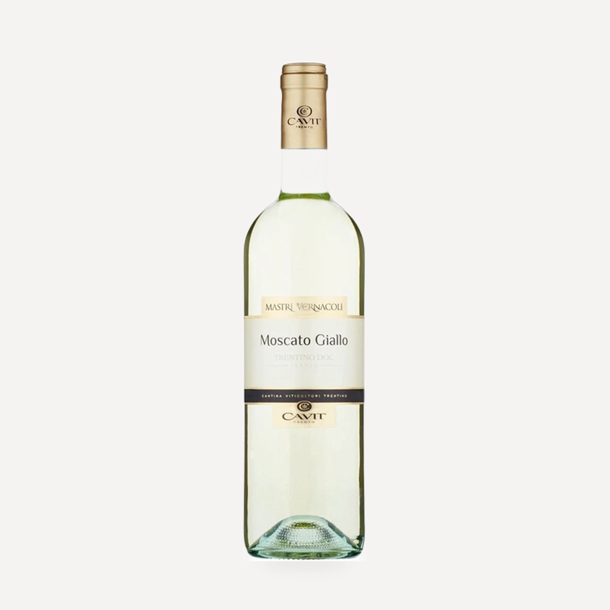 Mastri Vernacoli Moscato Giallo Trentino DOC wine — Cavit winery — Dionysus