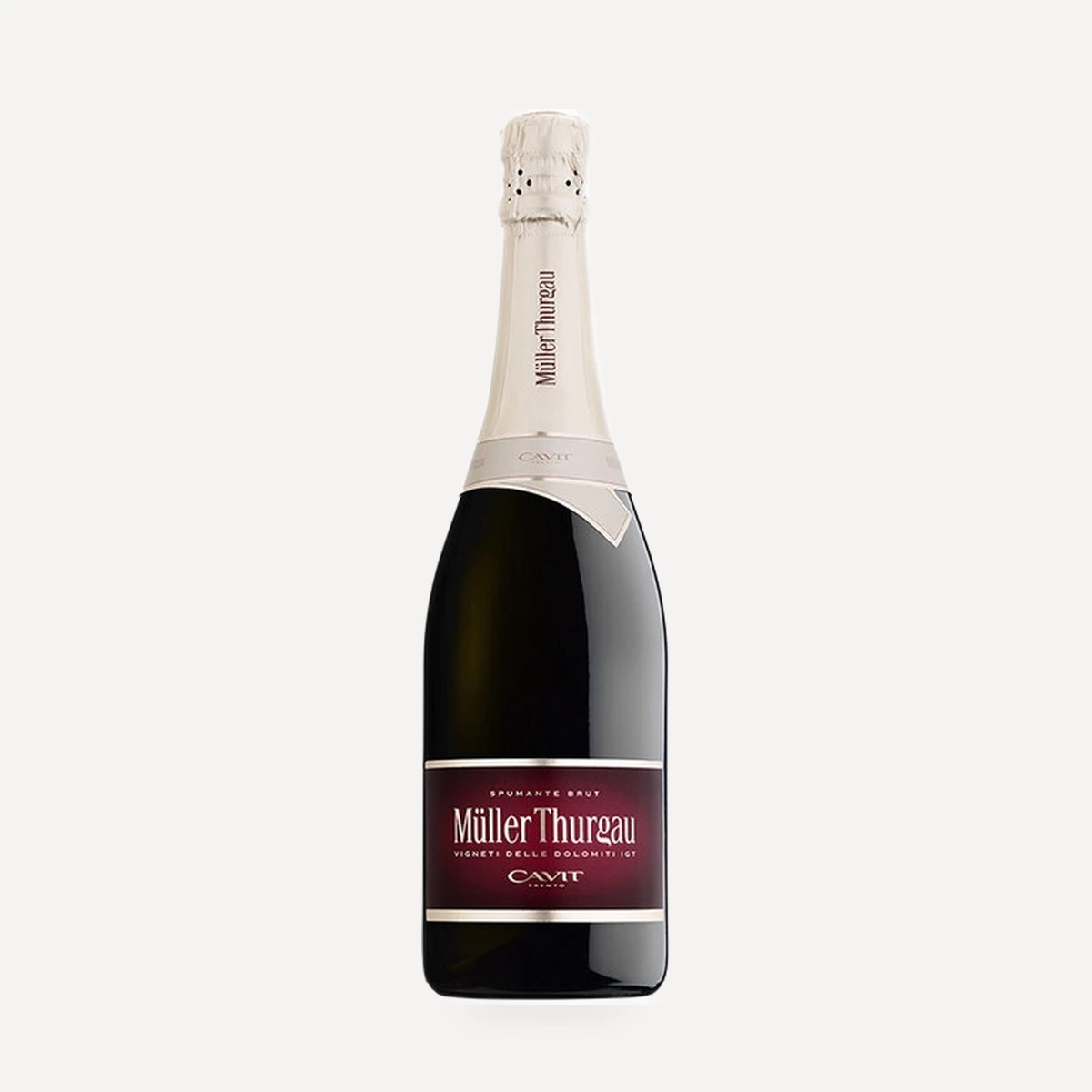 Muller Thurgau Spumante Brut Vigneti delle Dolomiti IGT wine — Cavit winery — Dionysus