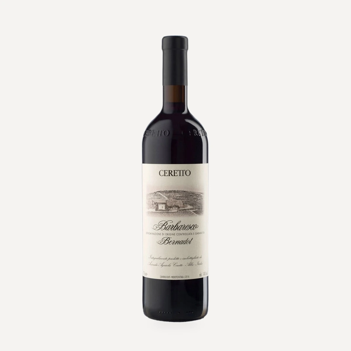 Barbaresco Bernardot DOCG wine — Ceretto winery — Dionysus