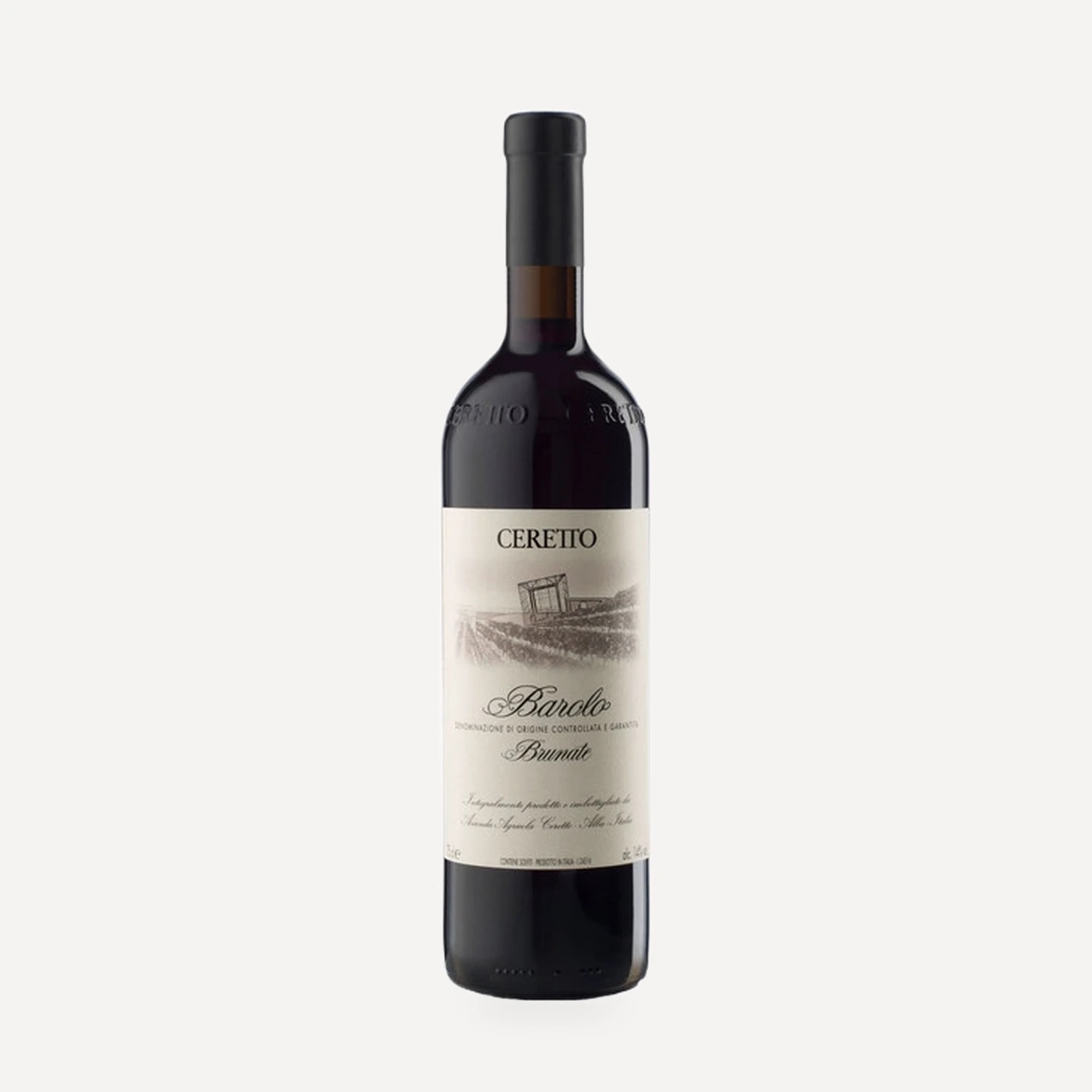 Brunate wine — Ceretto winery — Dionysus