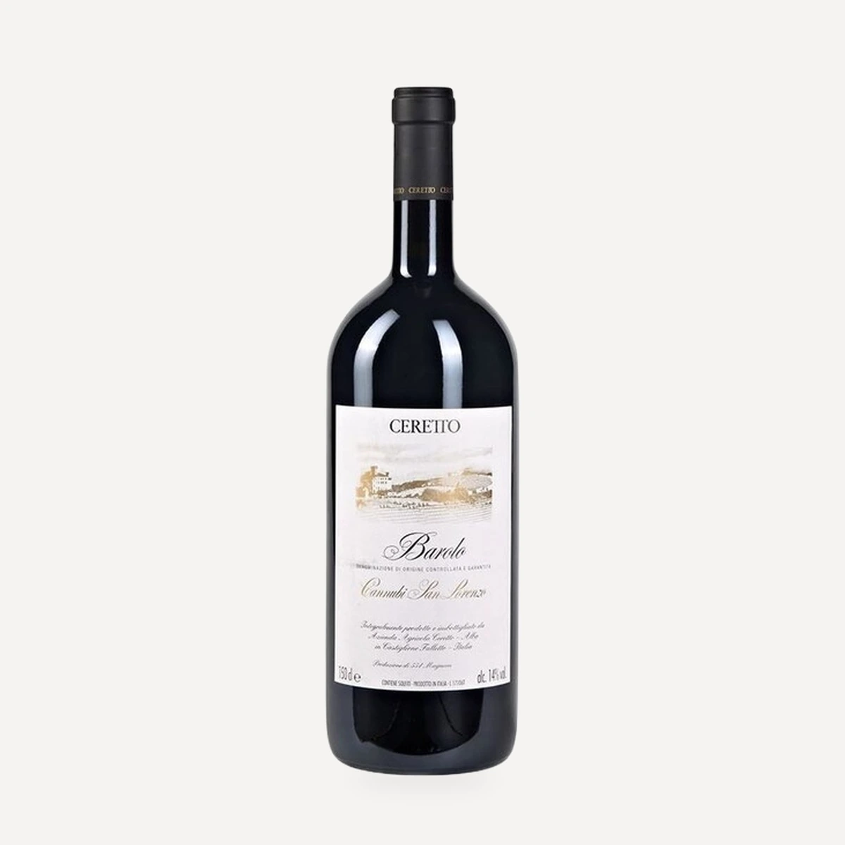 Cannubi San Lorenzo wine — Ceretto winery — Dionysus