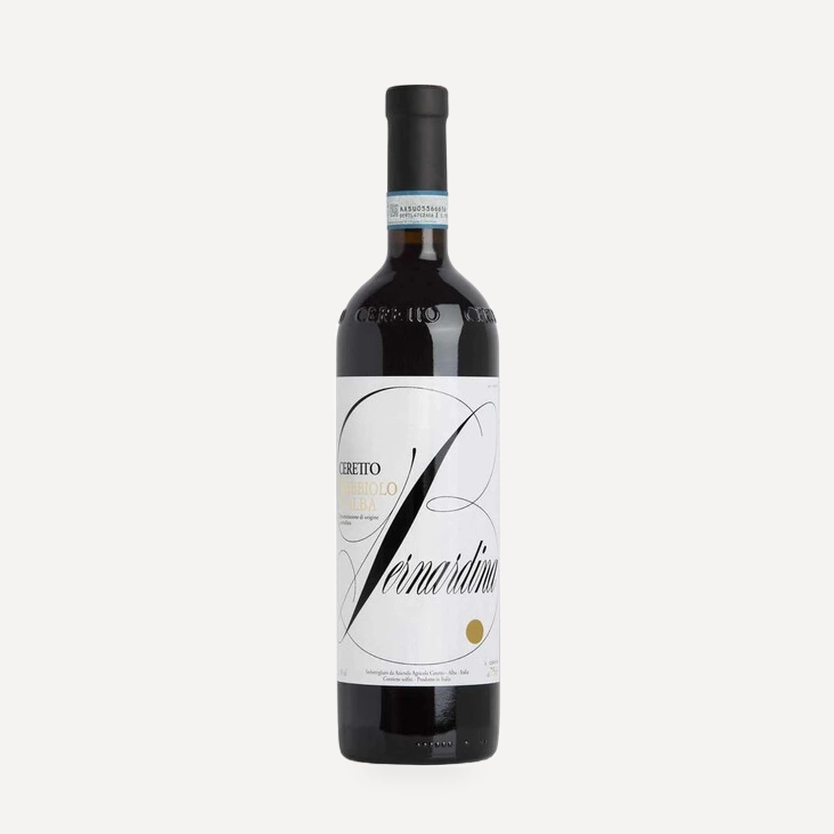 Nebbiolo d’Alba wine — Ceretto winery — Dionysus
