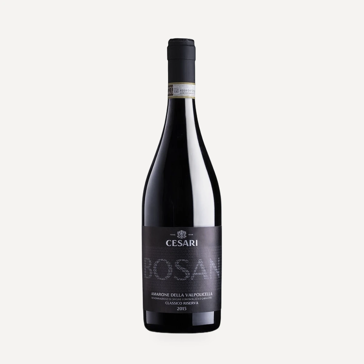 Amarone della Valpolicella Classico Riserva Bosan DOCG wine — Cesari winery — Dionysus