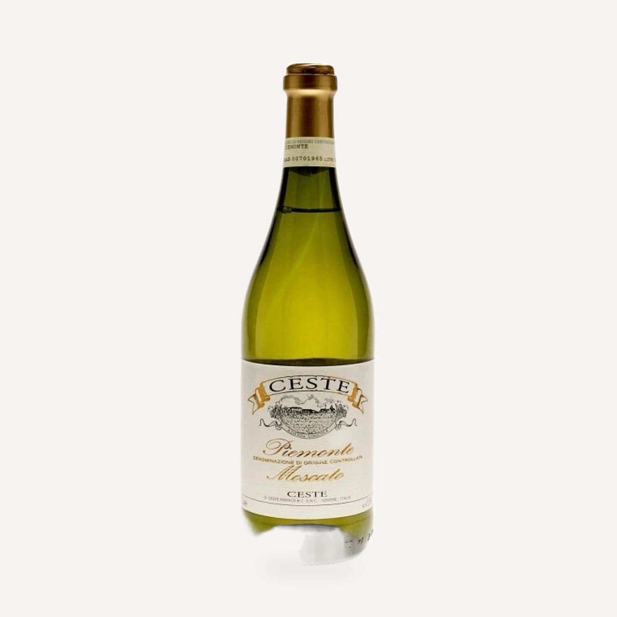 Ceste Moscato Piemonte DOC wine — Ceste winery — Dionysus