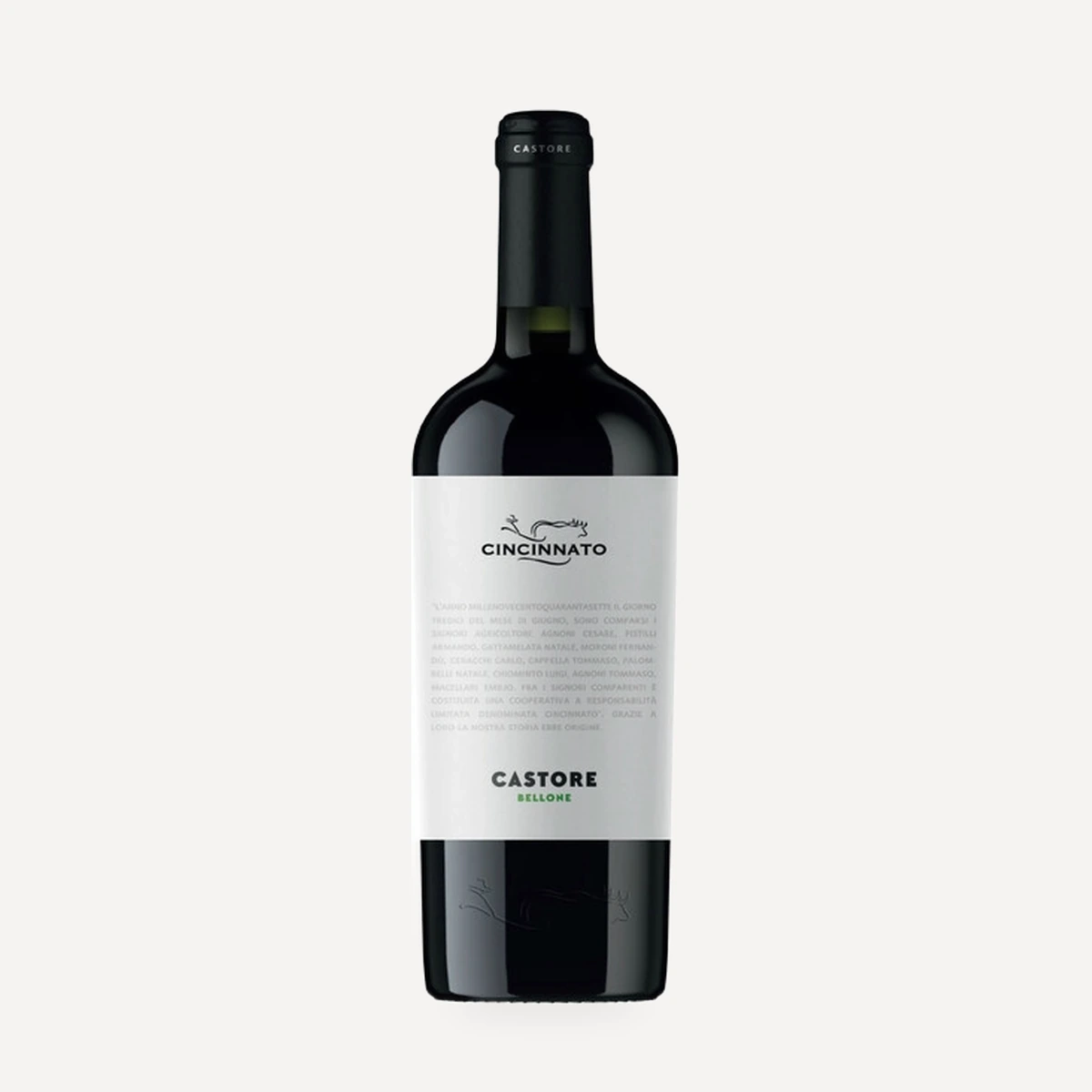 Castore Bellone Lazio IGT wine — Cincinnato winery — Dionysus
