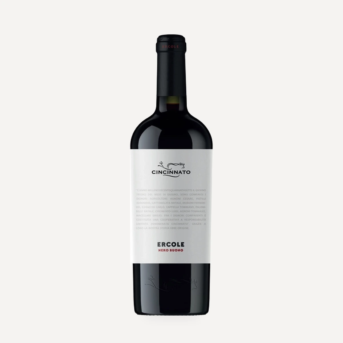 Ercole Nero Buono Lazio IGP wine — Cincinnato winery — Dionysus