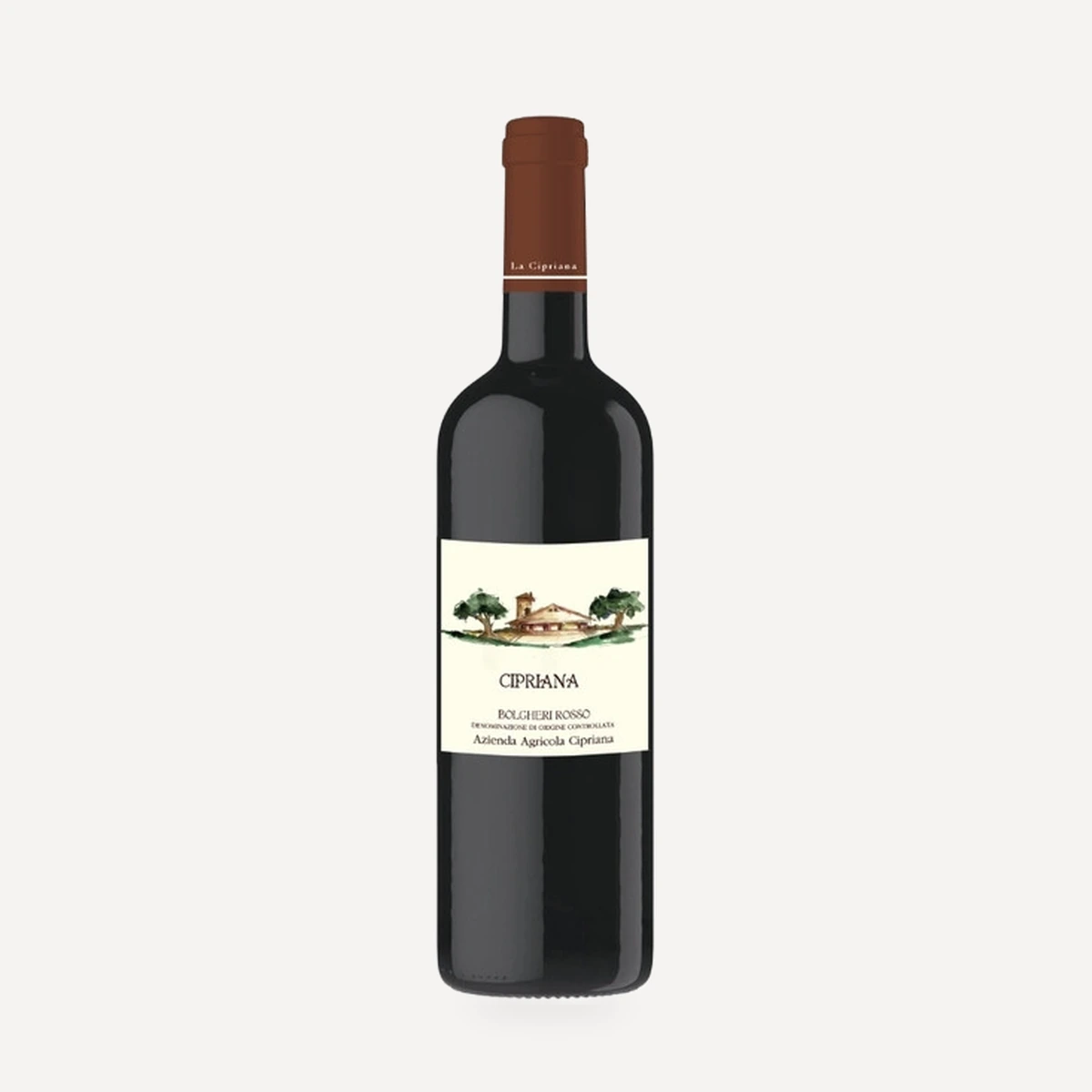 Bolgheri Rosso DOC wine — Cipriana winery — Dionysus