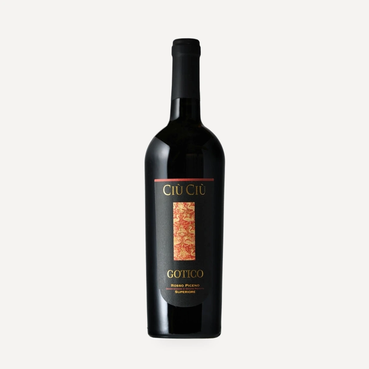 Gotico Rosso Piceno Superiore DOP wine — Ciu Ciu winery — Dionysus