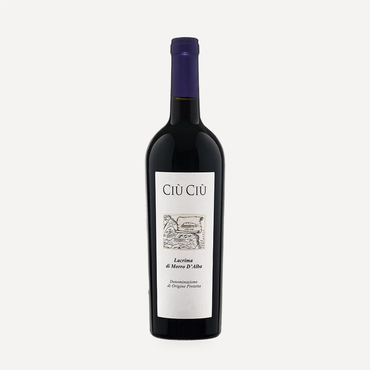 Lacrima di Morro d'Alba DOP wine — Ciu Ciu winery — Dionysus