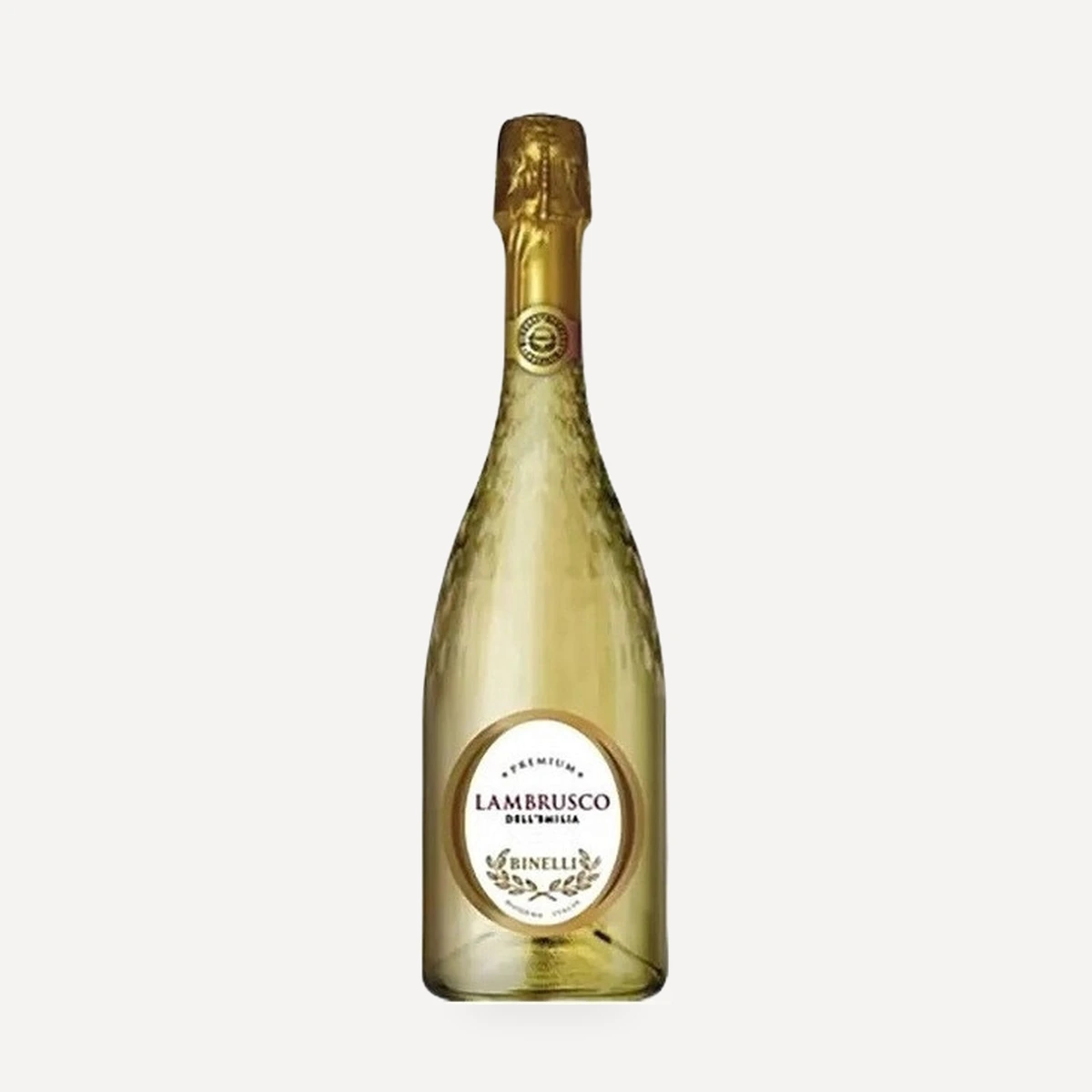 Binelli Premium Lambrusco Bianco Secco Dell'Emilia IGT wine — Cleto Chiarli winery — Dionysus