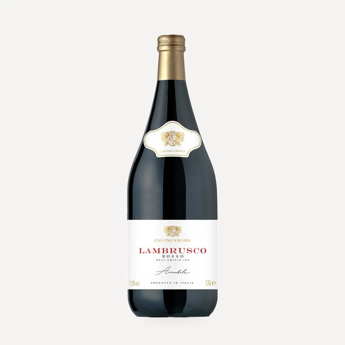 Cascina S. Maria Rosso Amabile Lambrusco dell'Emilia IGT wine — Cleto Chiarli winery — Dionysus