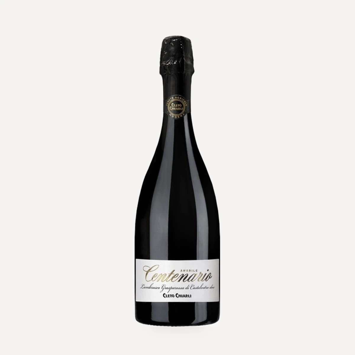 Centenario Lambrusco Grasparossa di Castelvetro Amabile DOC wine — Cleto Chiarli winery — Dionysus