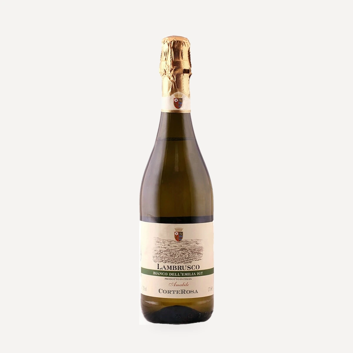 Corte Rosa Lambrusco Bianco Amabile Dell'Emilia IGT wine — Cleto Chiarli winery — Dionysus