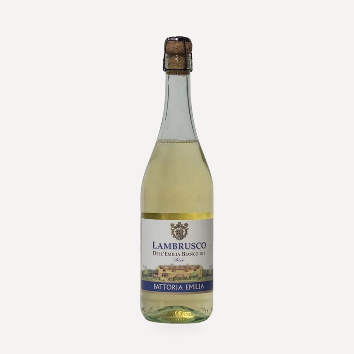 Fattoria Emilia Bianco Secco Lambrusco dell'Emilia IGT wine — Cleto Chiarli winery — Dionysus