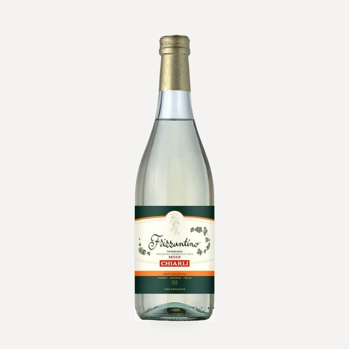 Frizzantino Trebbiano Secco Rubicone IGT wine — Cleto Chiarli winery — Dionysus