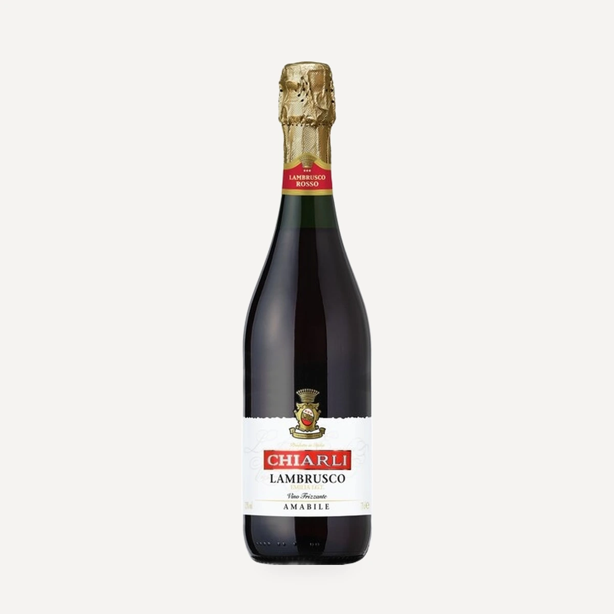 Lambrusco Dell'Emilia Rosso Amabile IGT wine — Cleto Chiarli winery — Dionysus