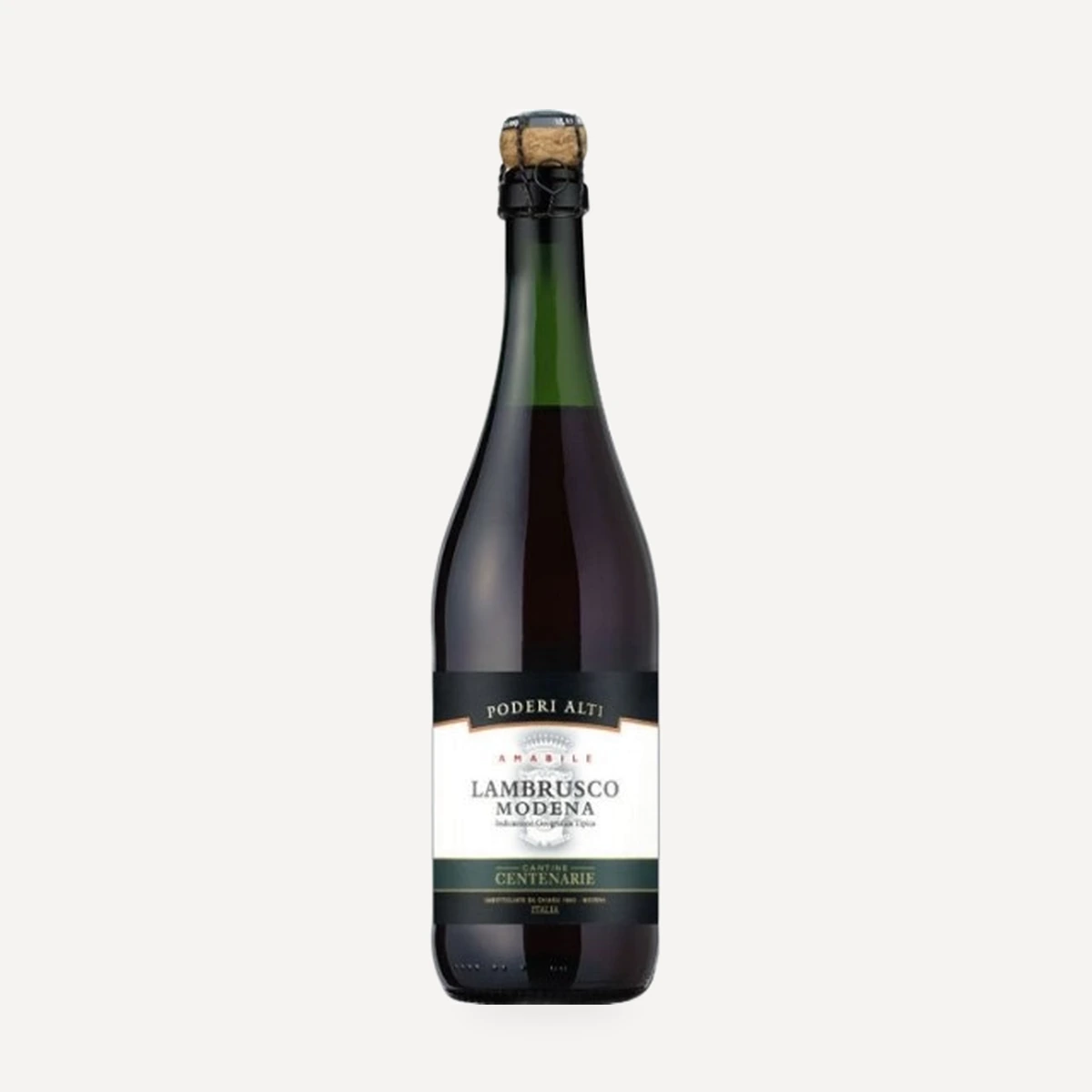 Lambrusco Modena IGT wine — Cleto Chiarli winery — Dionysus