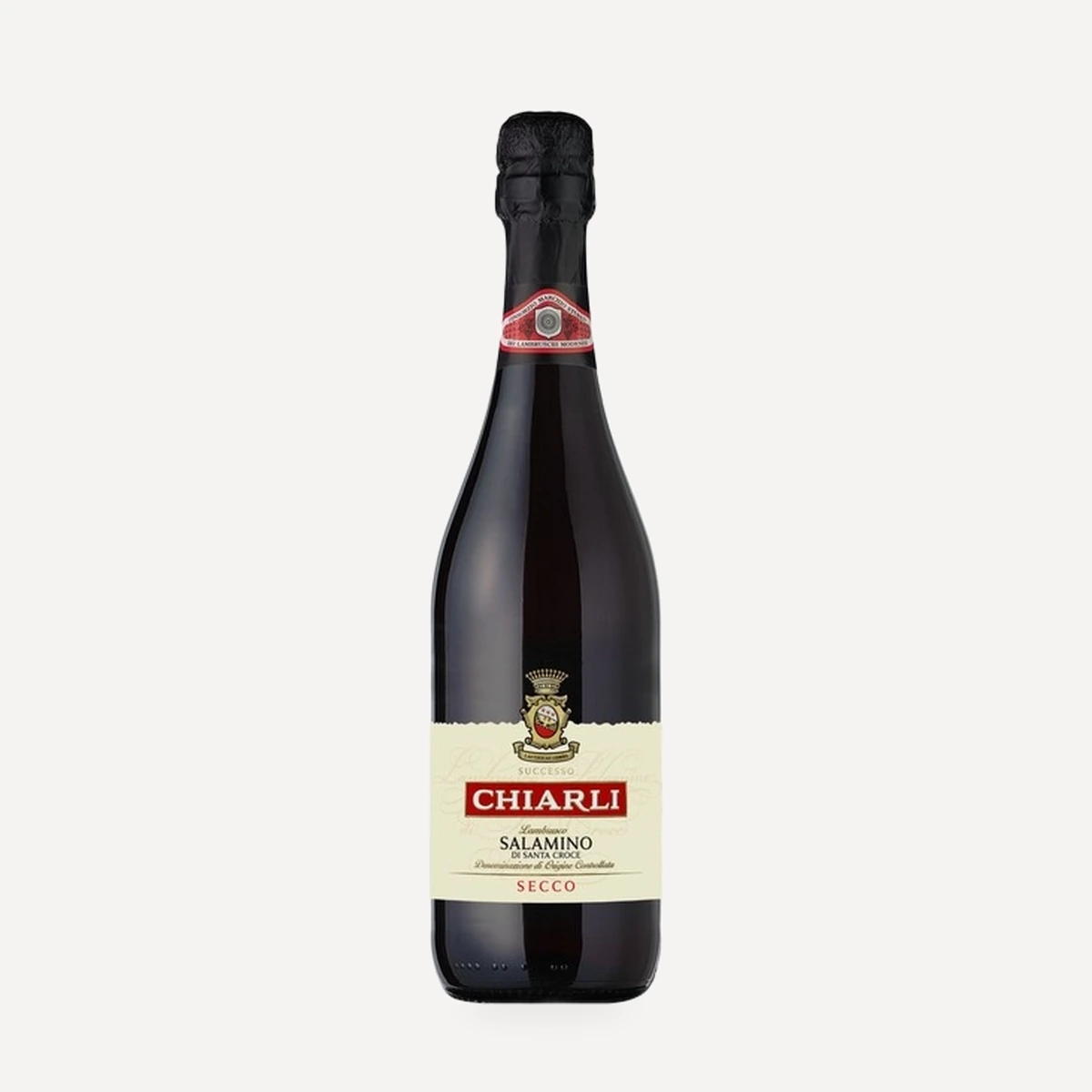 Lambrusco Salamino di Santa Croce Secco DOC wine — Cleto Chiarli winery — Dionysus