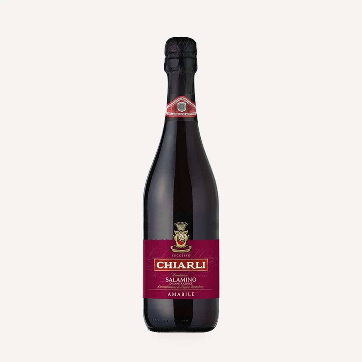 Lambrusco Salamino di Santa Croce DOC wine — Cleto Chiarli winery — Dionysus