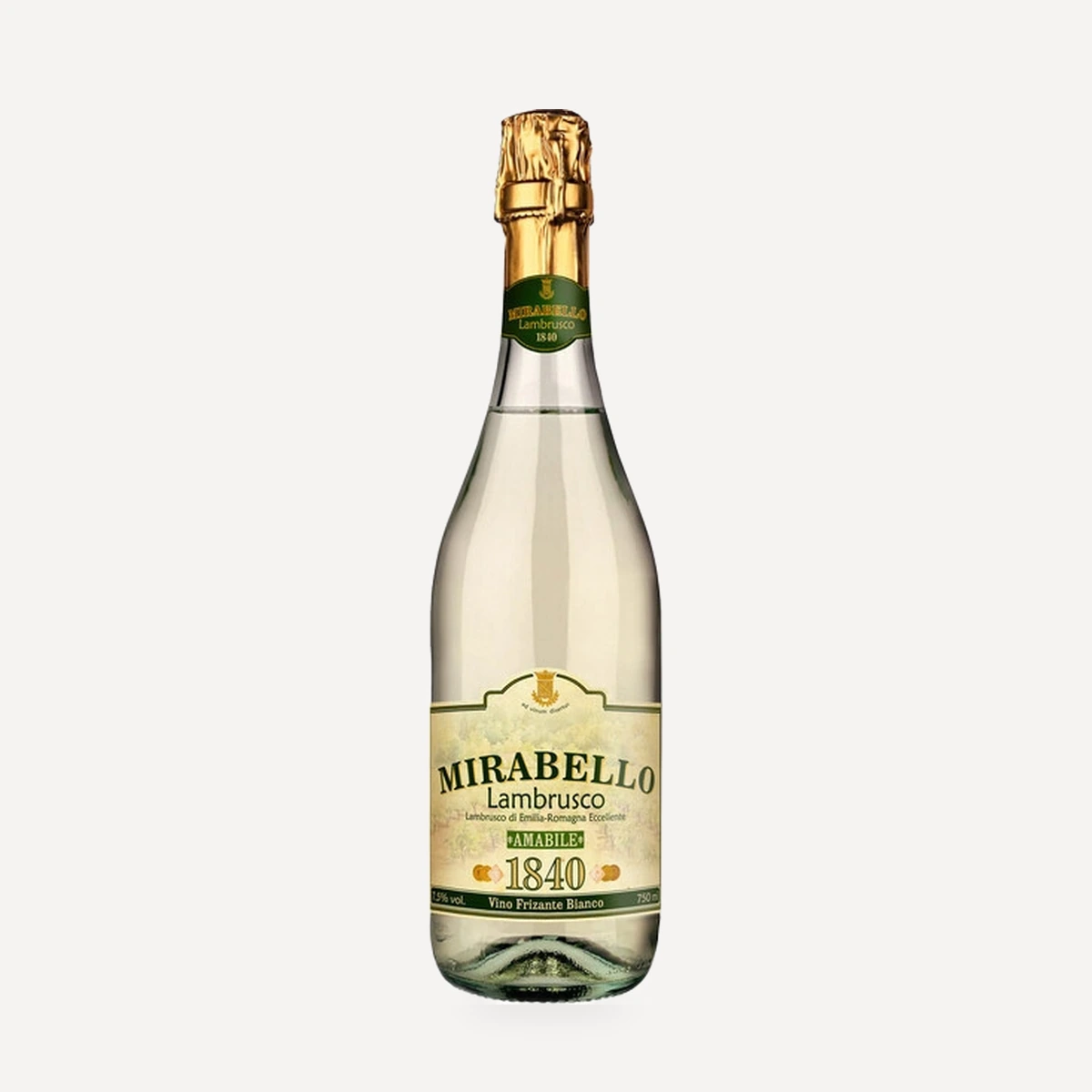 Mirabello Bianco Lambrusco di Emilia-Romagna IGT wine — Cleto Chiarli winery — Dionysus