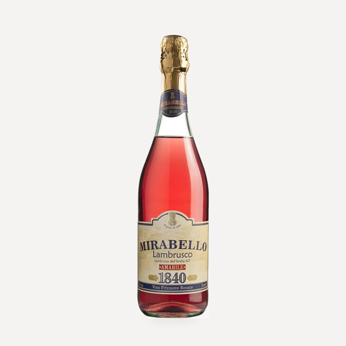 Mirabello Rosato Lambrusco dell'Emilia IGT wine — Cleto Chiarli winery — Dionysus