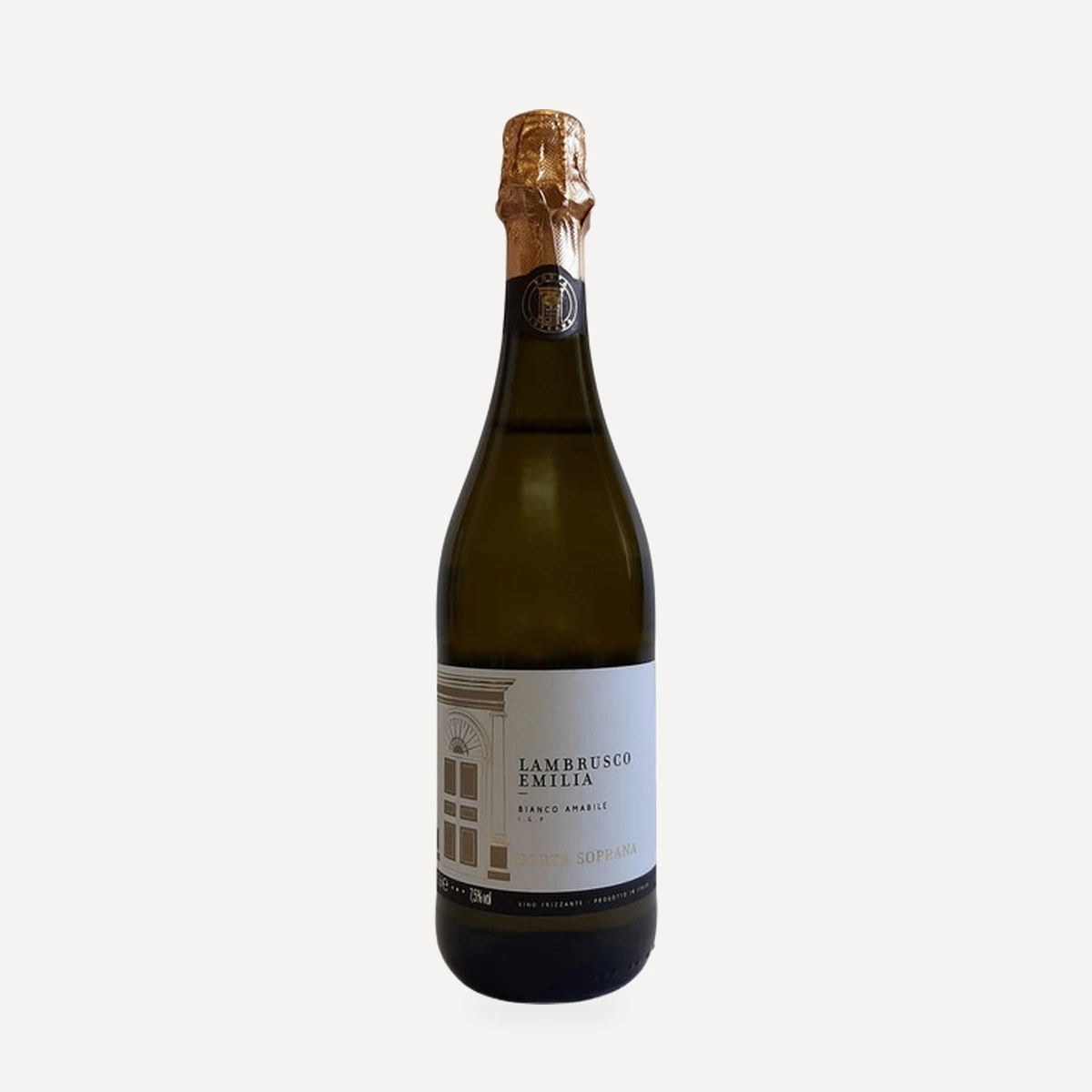 Porta Soprana Lambrusco Emilia Bianco Amabile IGP wine — Cleto Chiarli winery — Dionysus