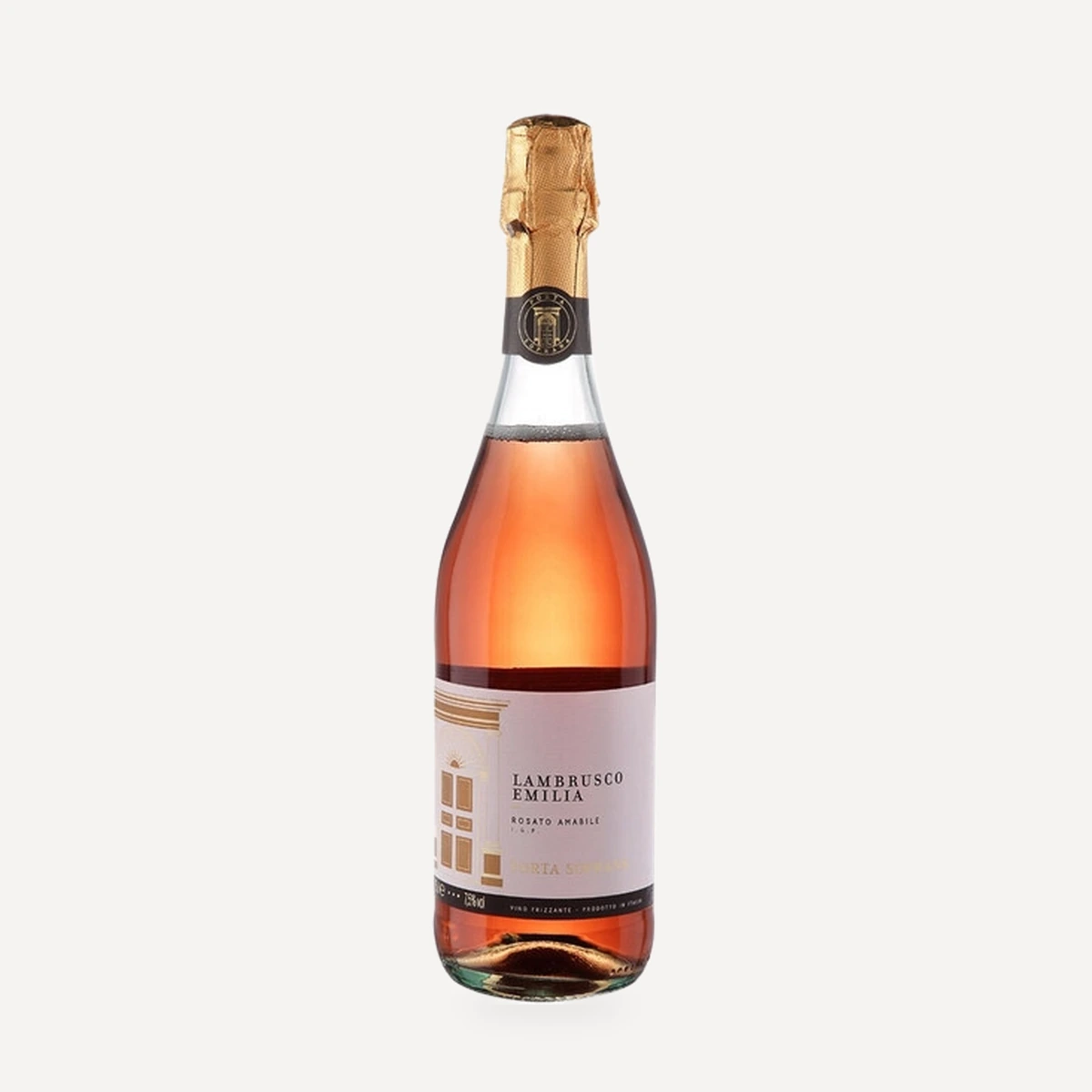 Porta Soprana Lambrusco Emilia Rosato Amabile IGP wine — Cleto Chiarli winery — Dionysus