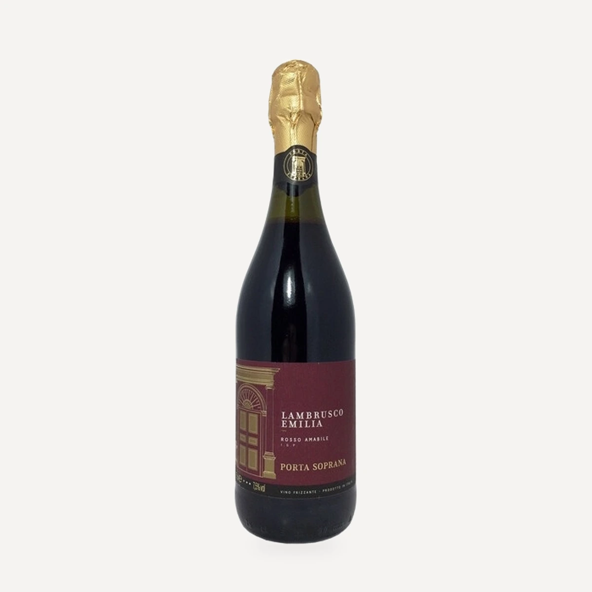 Porta Soprana Lambrusco Emilia Rosso Amabile IGP wine — Cleto Chiarli winery — Dionysus